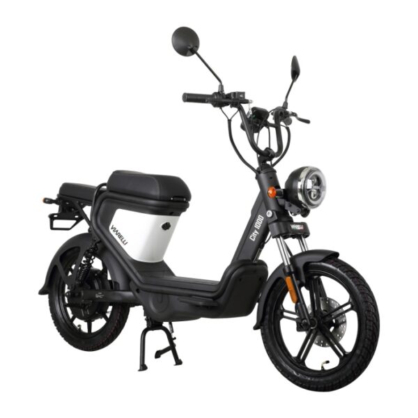 Elmoped Viarelli City1000 Svart/Vit 45 km/h Klass 1